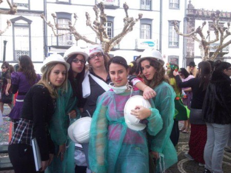 Da esquerda para a direita, Sónia, Josefa, Carla, Alexandra e Rafaela.