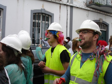 Da esquerda para a direita, Pedro T. e Pedro M.